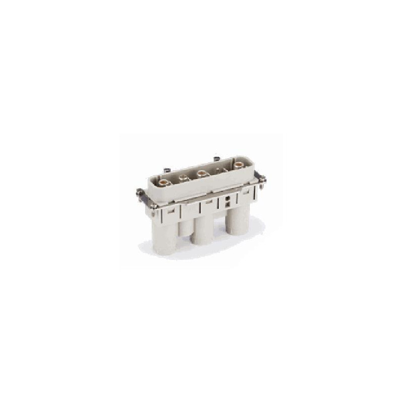 Insert HK, Raccordement à vis axiale, mâle, 5 pin, 200A, Polycarbonate, HP 